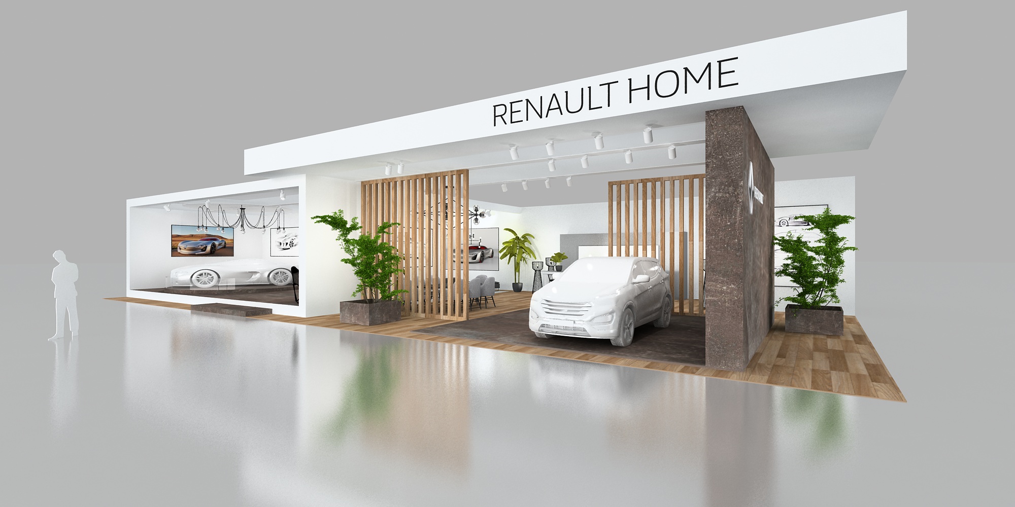 RENAULT-HOME_2 Nagradzany za design concept Car Trezor zaparkuje w garażu Renault Home podczas Targów Warsaw Home/6-8.10.2017